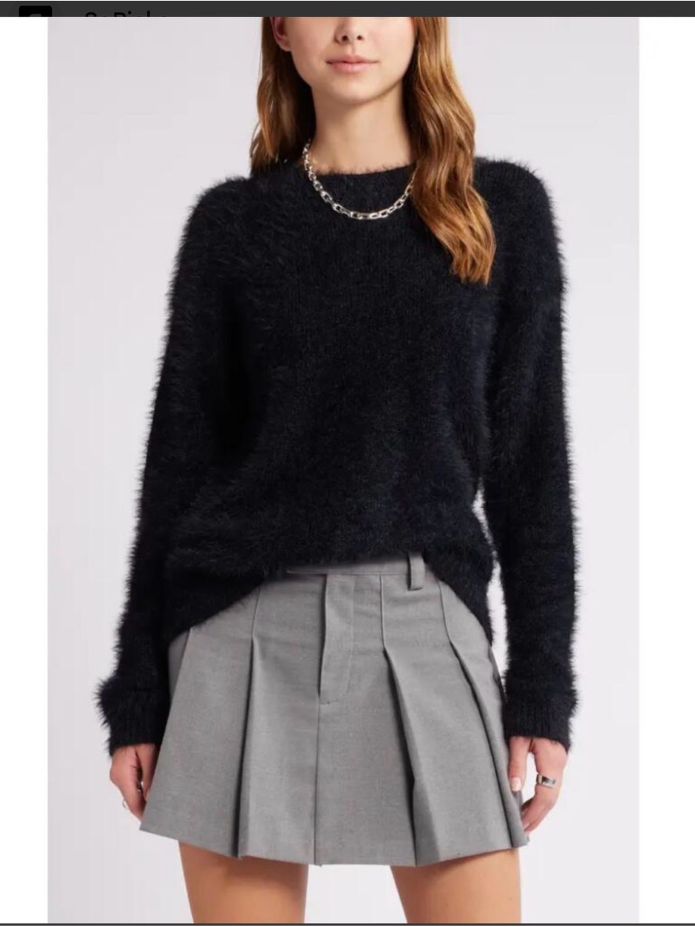 Open Edit Knit Crewneck Sweater Size S NWT